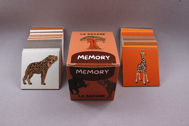 Jeu de mémoire - La savane