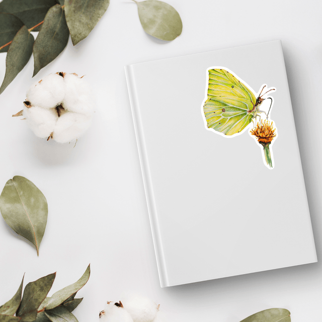 Stickers - Papillon citron