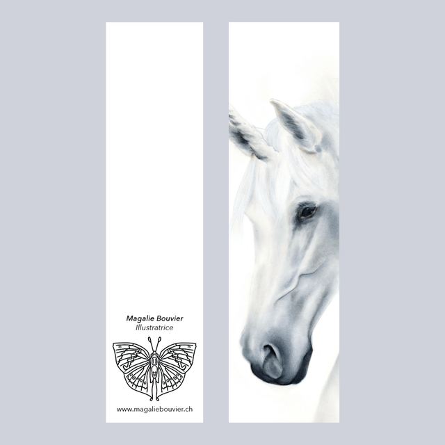 Marque-pages - Licorne N°1
