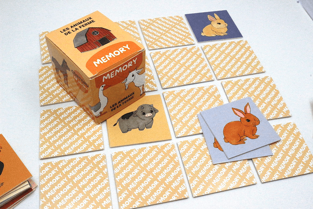 Jeu de mémoire - La ferme