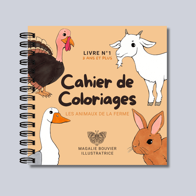 Cahier de coloriage - La ferme