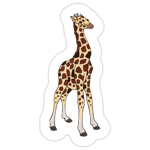 Stickers Girafe