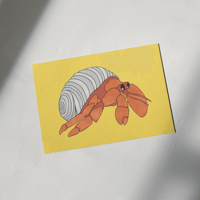 Carte Postale - Bernard l&#039;Hermite